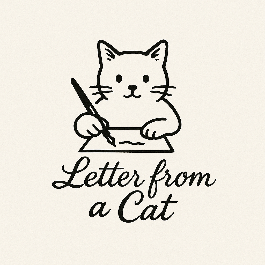 Ενα δωρεάν ευχαριστήριο γράμμα απο το Cat cafe